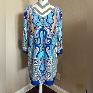 PINK OWL Print Dress, NWT!